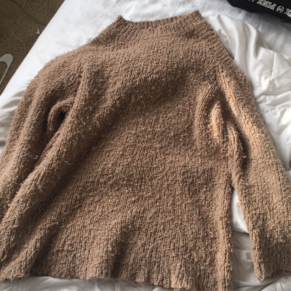 Cold shoulder sweater